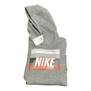 Nike Boys Fleece Pullover Hoodie  Gray Boys S‎